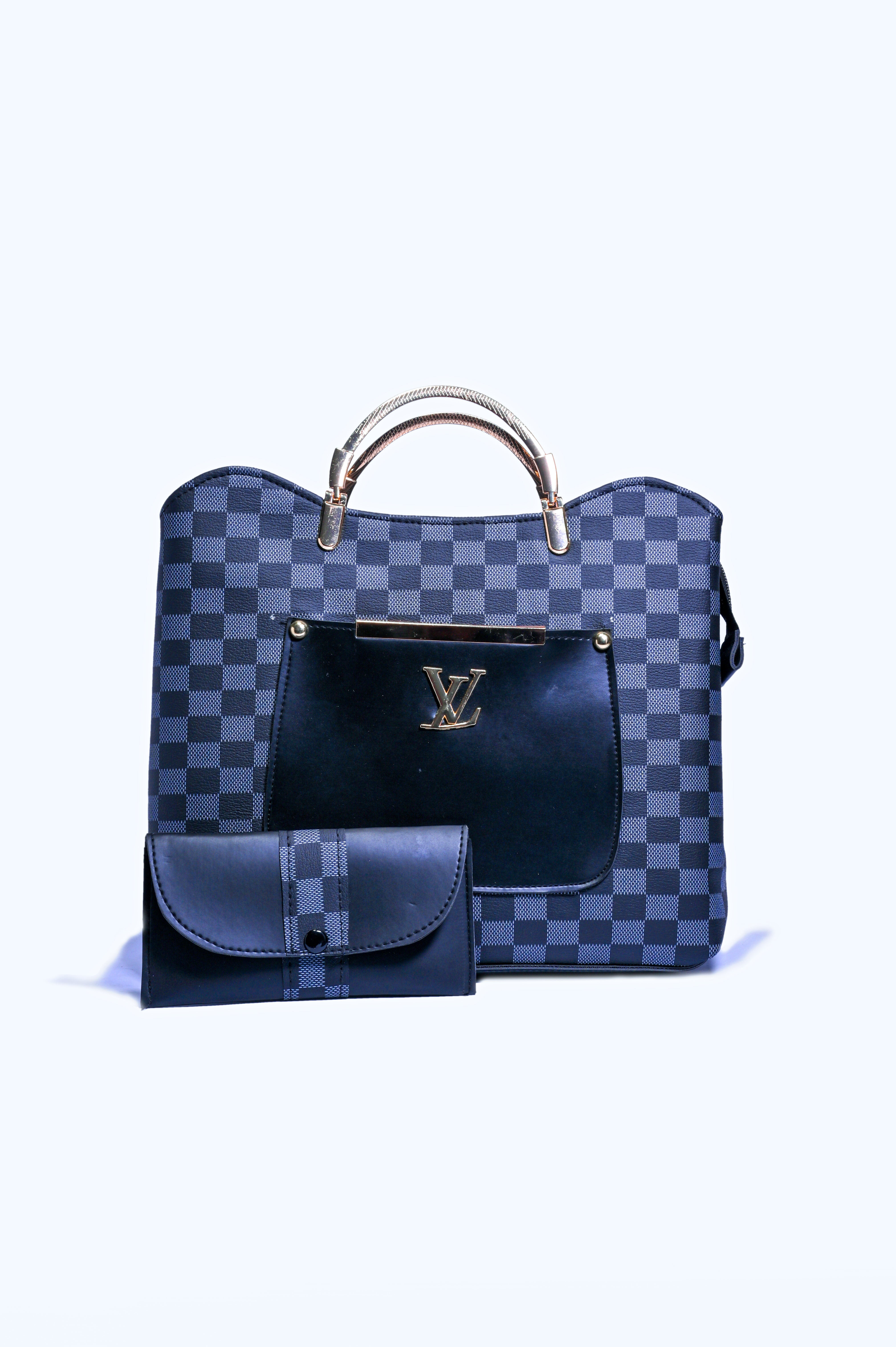 Elegance Checkered Luxe Bag Set