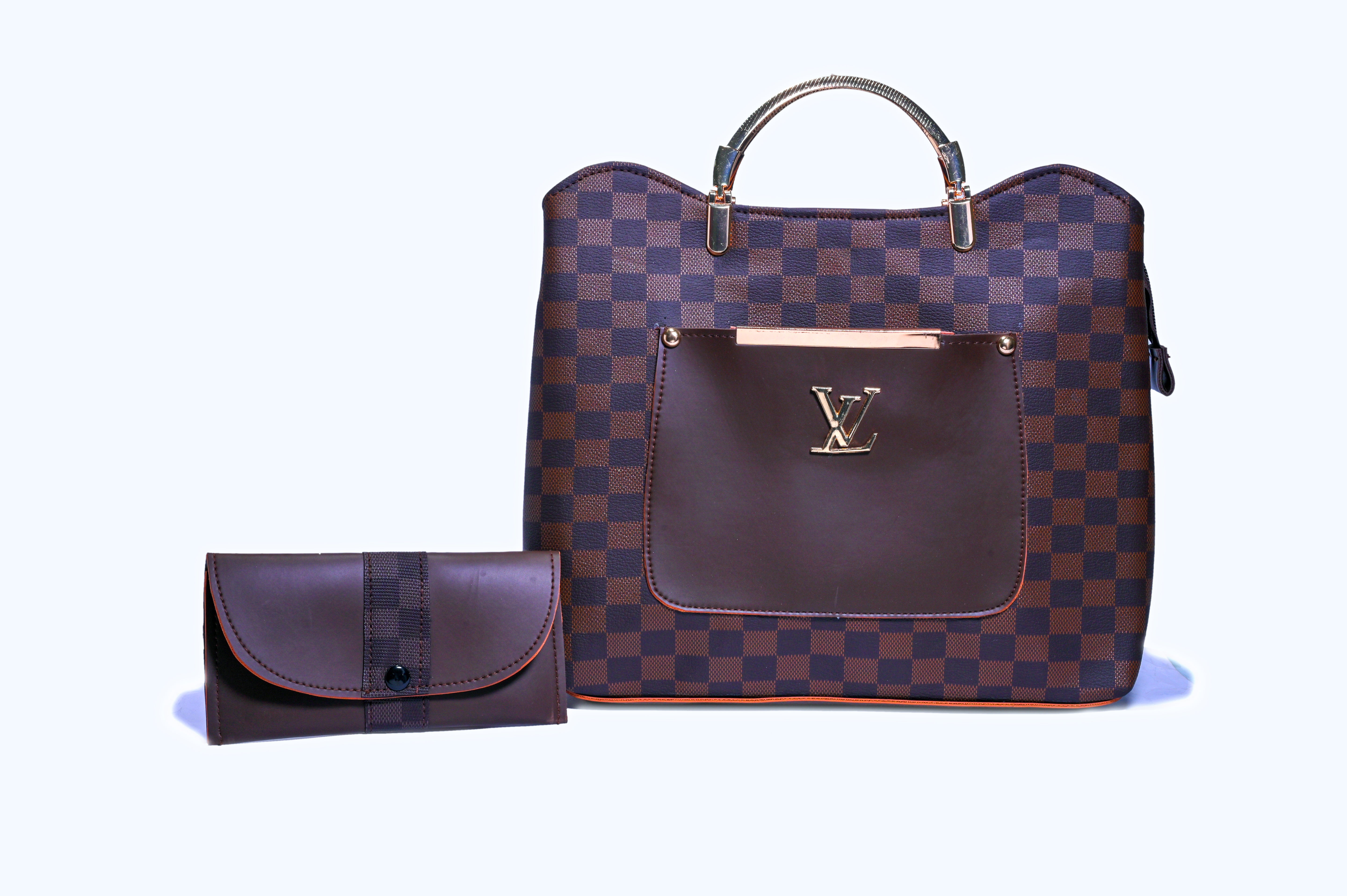 Elegance Checkered Luxe Bag Set